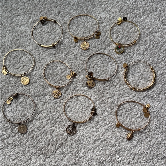 Alex and Ani Jewelry - Alex and Ani Gold Charm Bracelet Collection